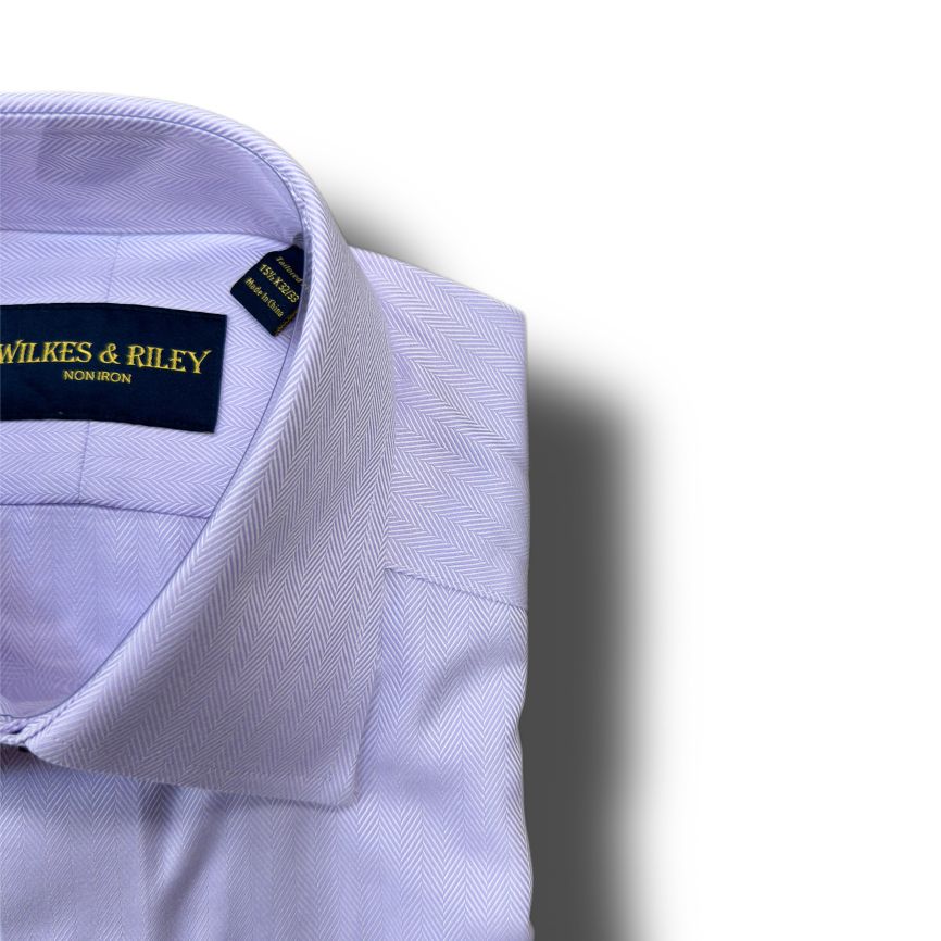 Wilkes & Riley Herringbone Dress Shirts Big & Tall
