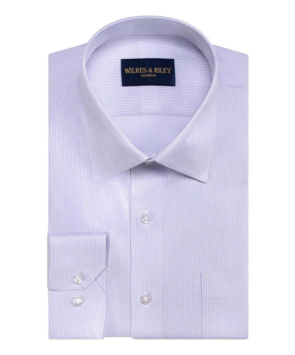 Wilkes & Riley Twill Stripe Dress Shirt Ted's Clothiers Wilkes & Riley Twill Stripe Dress Shirt Ted's Clothiers