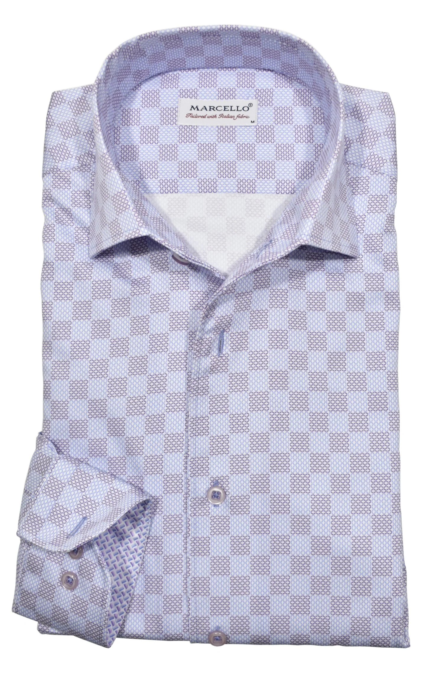 Marcello Sport Shirt Graduate Chess W-027R
