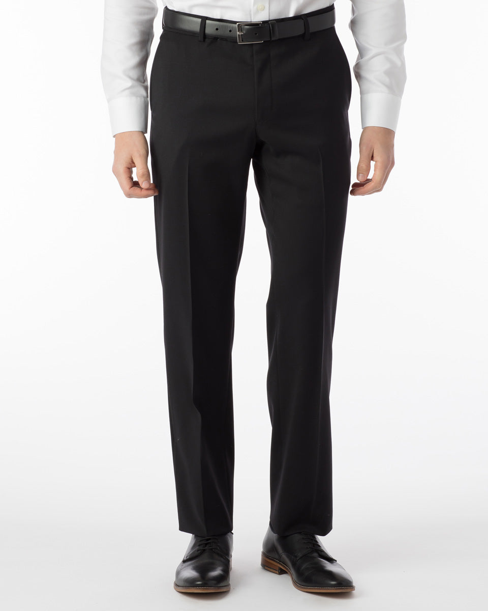 modern fit dress pants Navy Blue Heather Check Dress Pant - Soho Fit| Ballin