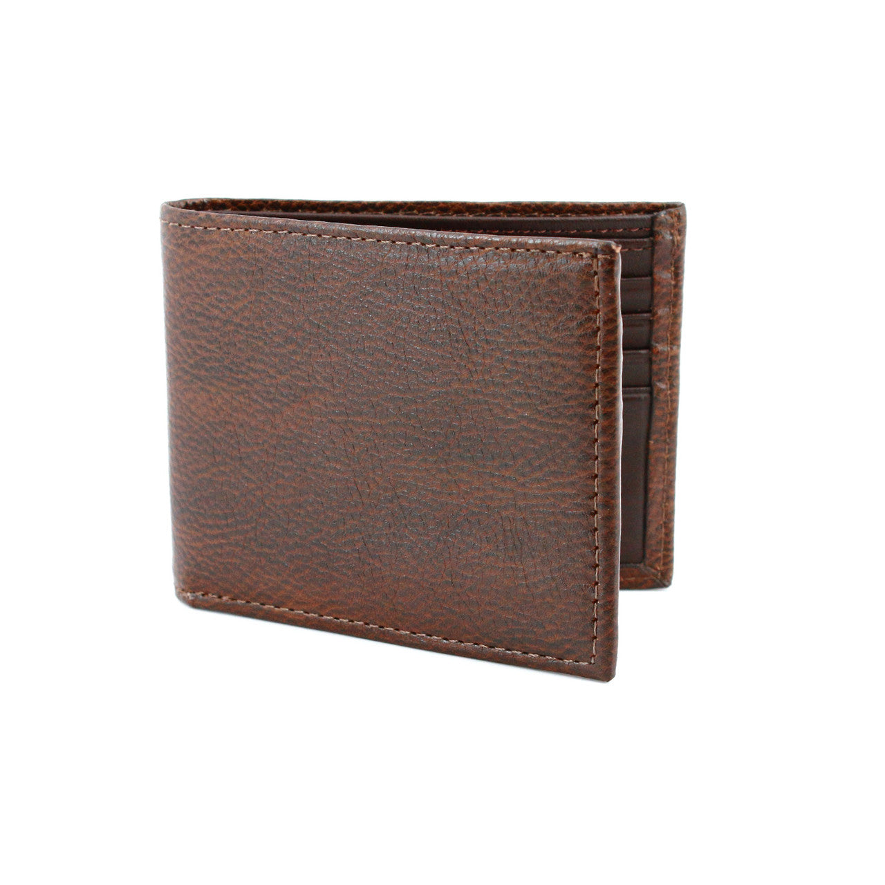 Torino Italian Glazed Milled Calfskin Leather Billfold Wallets