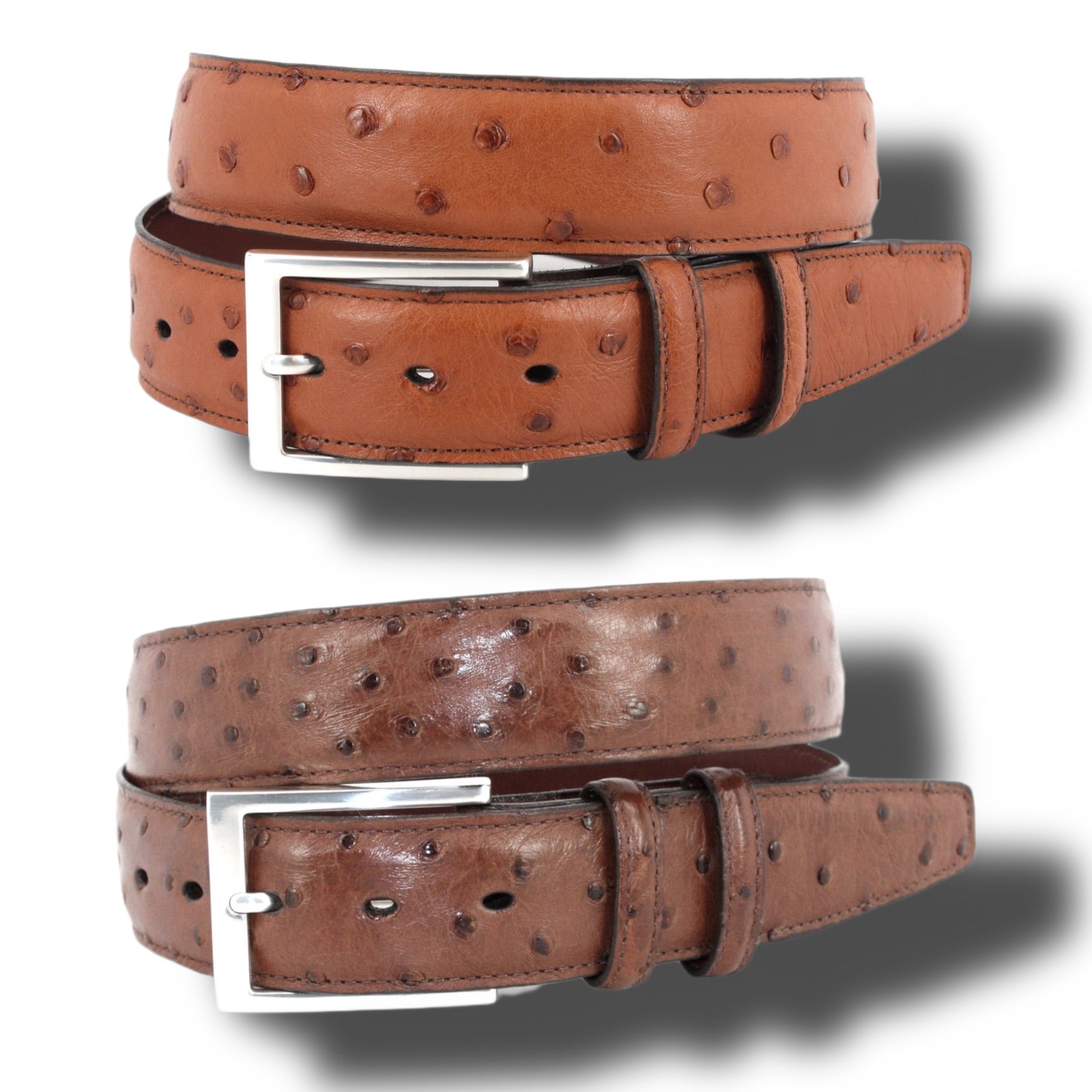 Torino Genuine South African Ostrich Belts