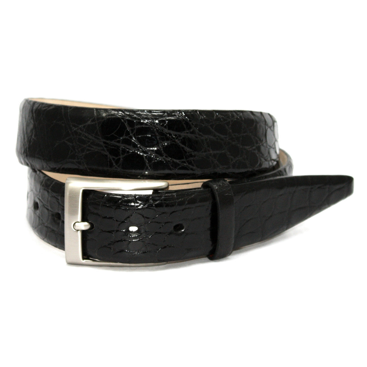 Torino Glazed South American Caiman Belt Big & Tall