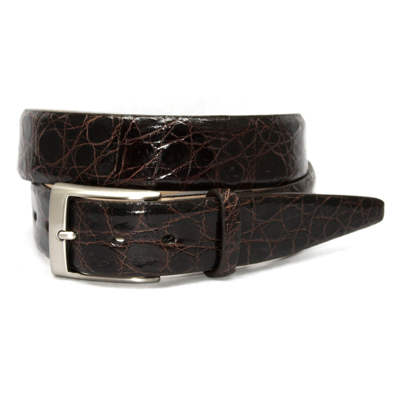 Torino Glazed South American Caiman Belt Big & Tall