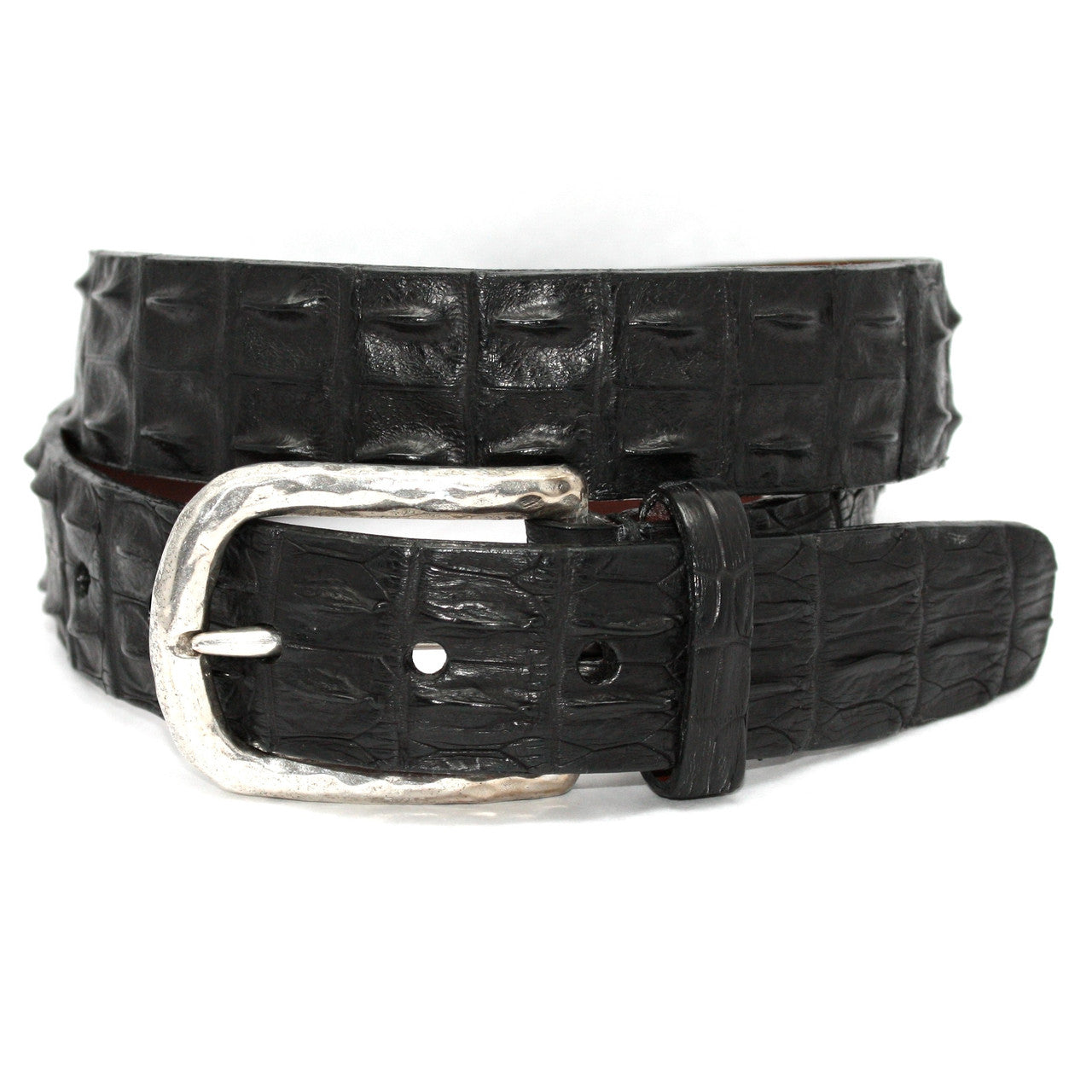 Torino Genuine Hornback Crocodile Belt