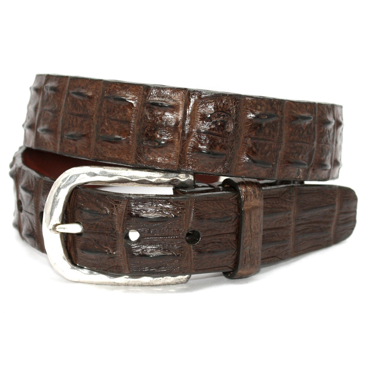 Torino Genuine Hornback Crocodile Belt