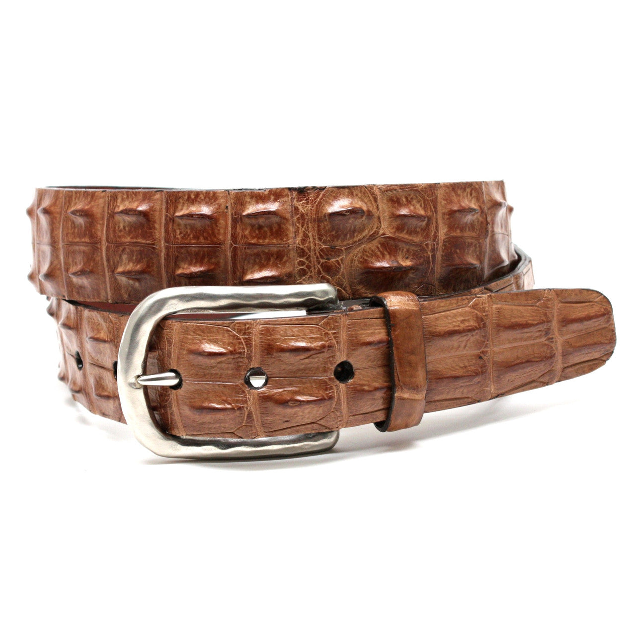 Torino Genuine Hornback Crocodile Belt
