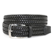 Torino Italian Woven Stretch Leather Belt Big & Tall