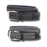 Torino Italian Woven Herringbone Stretch Belt