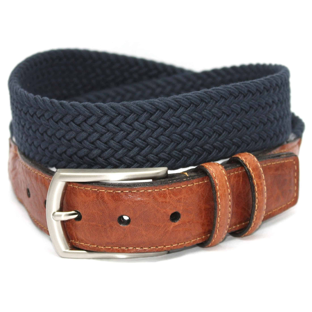 Torino Italian Woven Cotton Elastic Belts