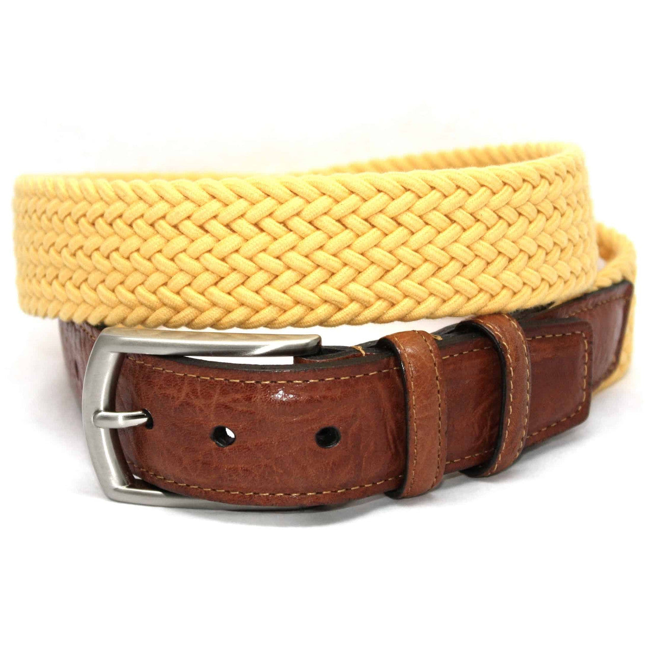 Torino Italian Woven Cotton Elastic Belts