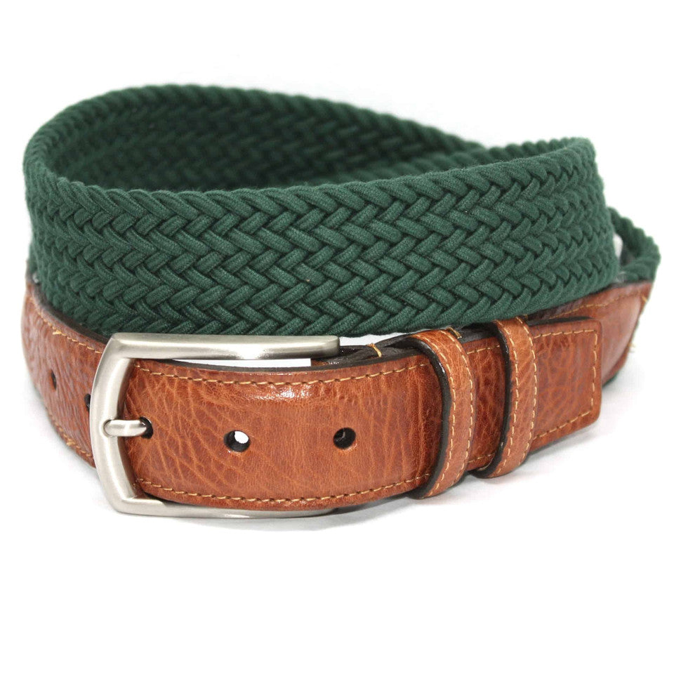 Torino Italian Woven Cotton Elastic Belts