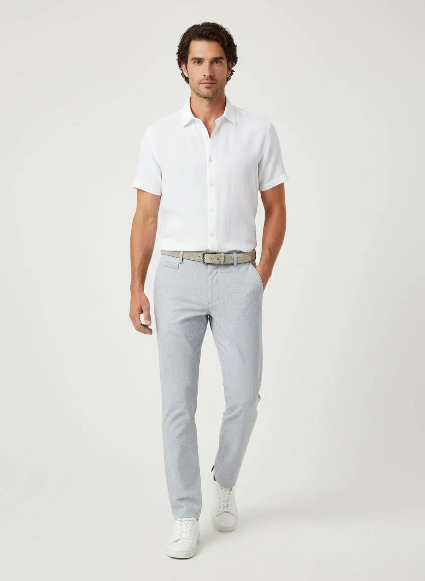 Alberto Rob 1543 Super Stretch Pant - light blue