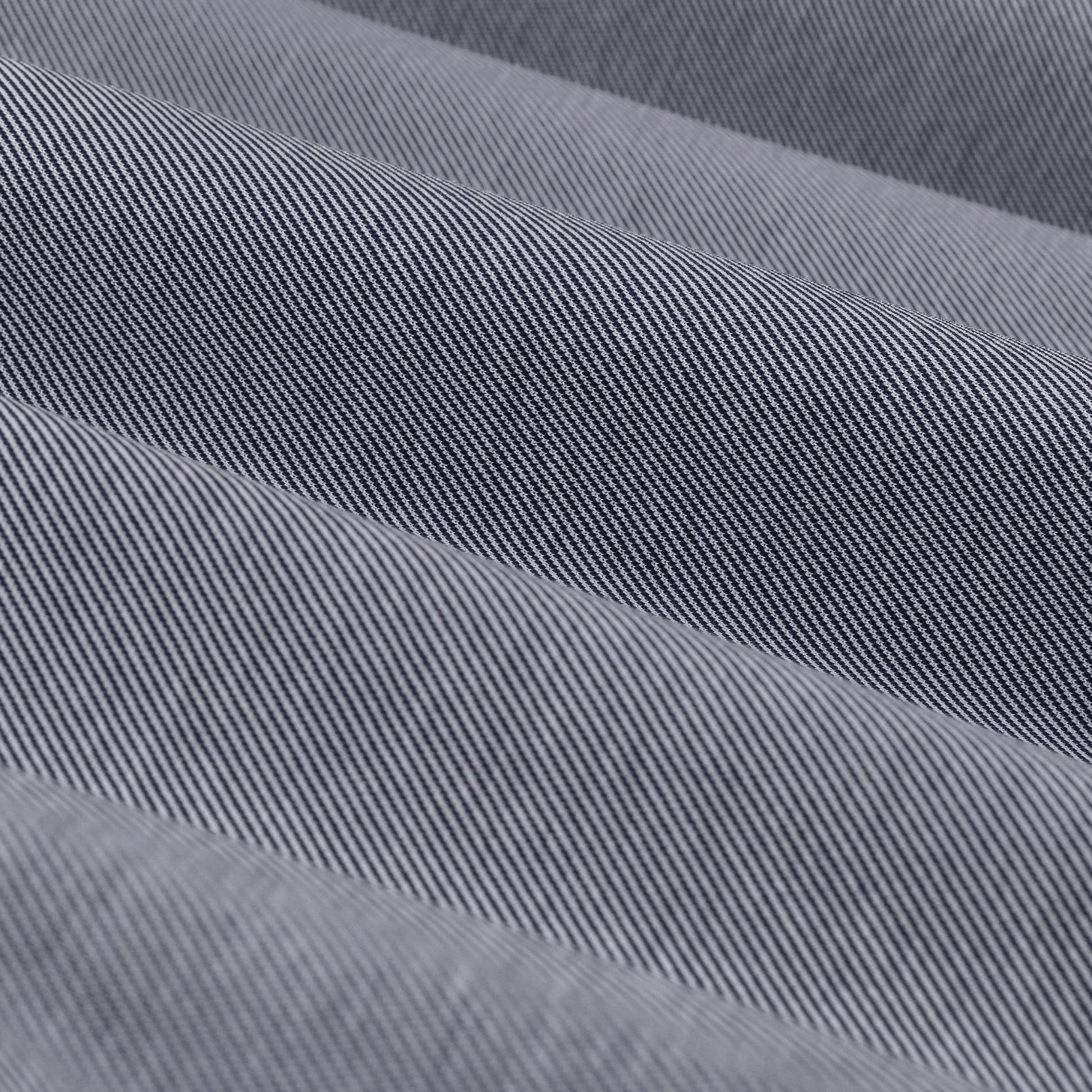 Close-up of gray fabric with a textured pattern