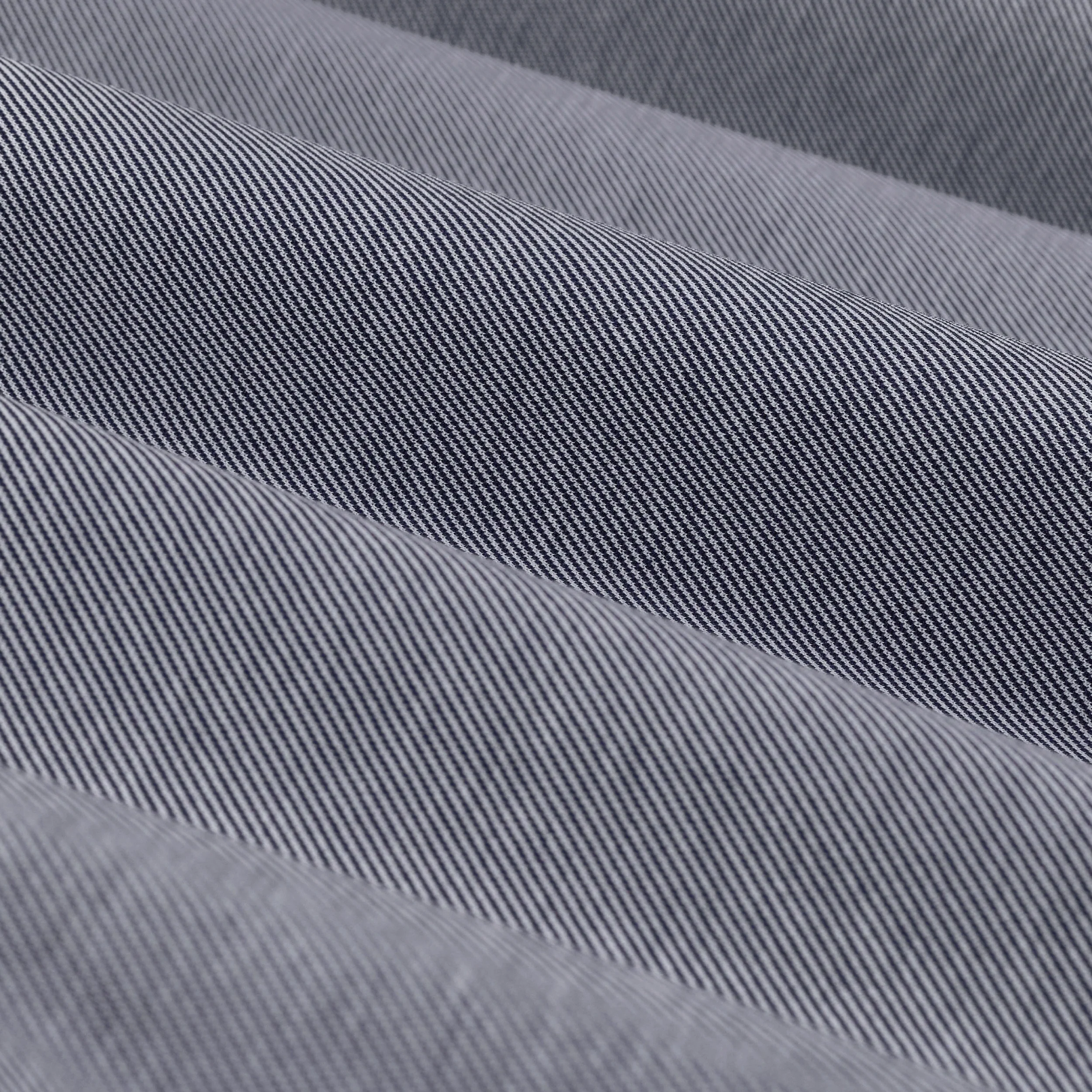 Close-up of gray fabric with a textured pattern