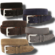 Torino European Sueded Calfskin Belts