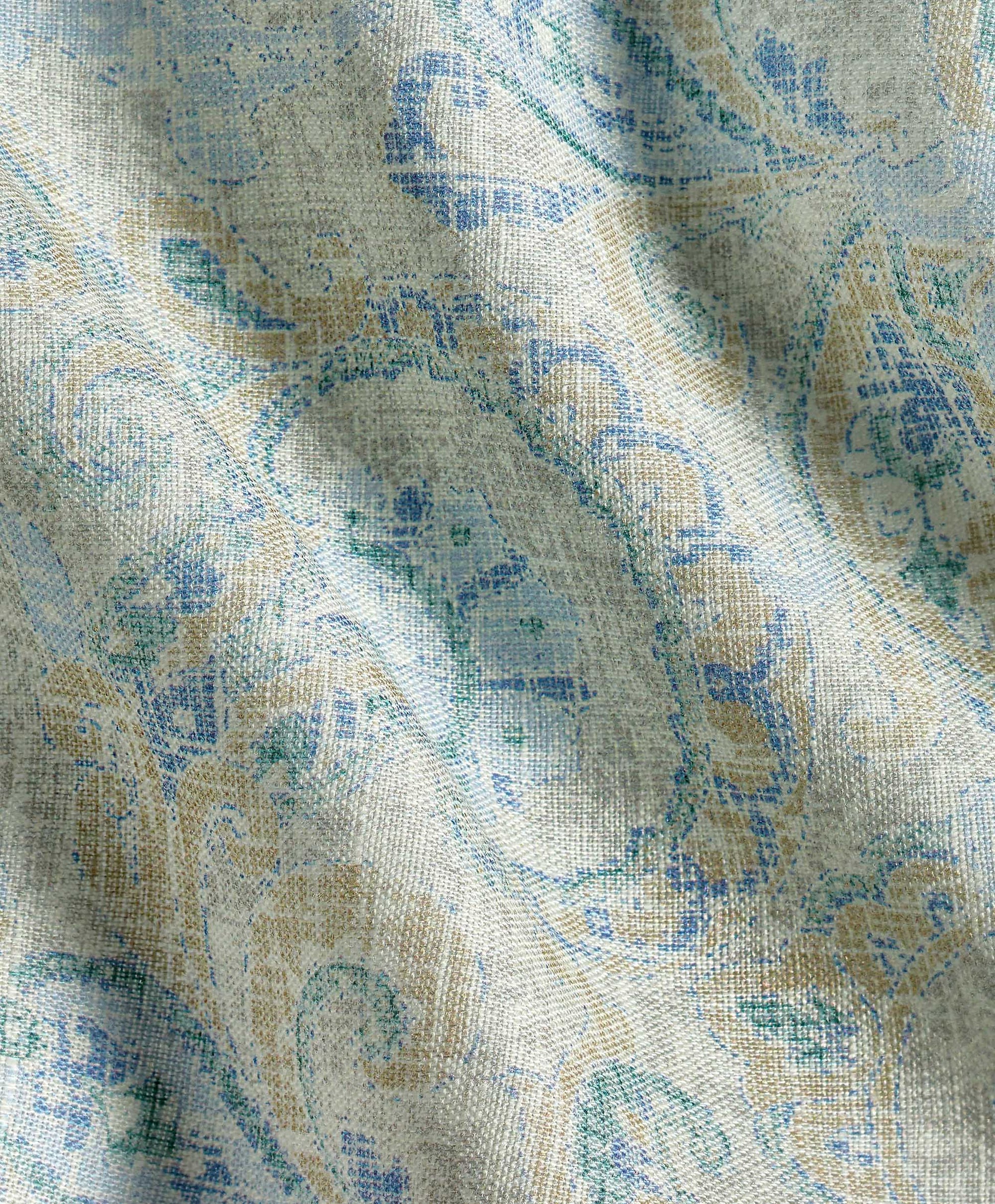 David Donahue Linen Paisley Shirt CBSM12500298