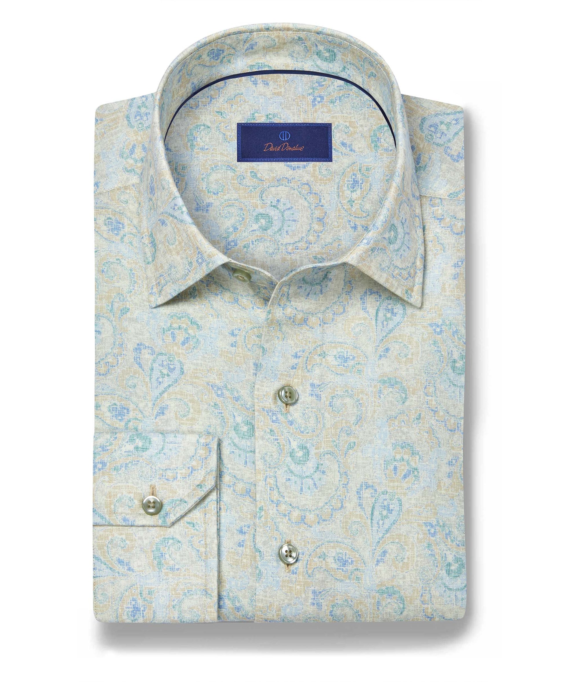 david donohue dress shirts David Donahue White Performance Dress Shirt