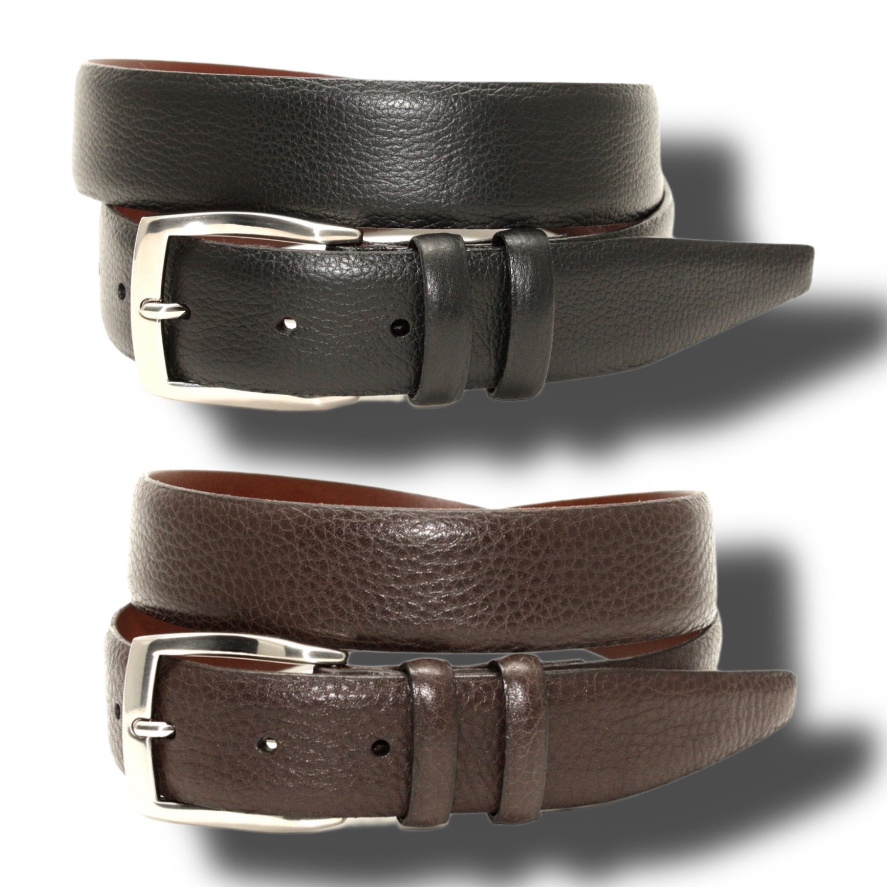 Torino Pebble Grained Calfskin Belt Big & Tall
