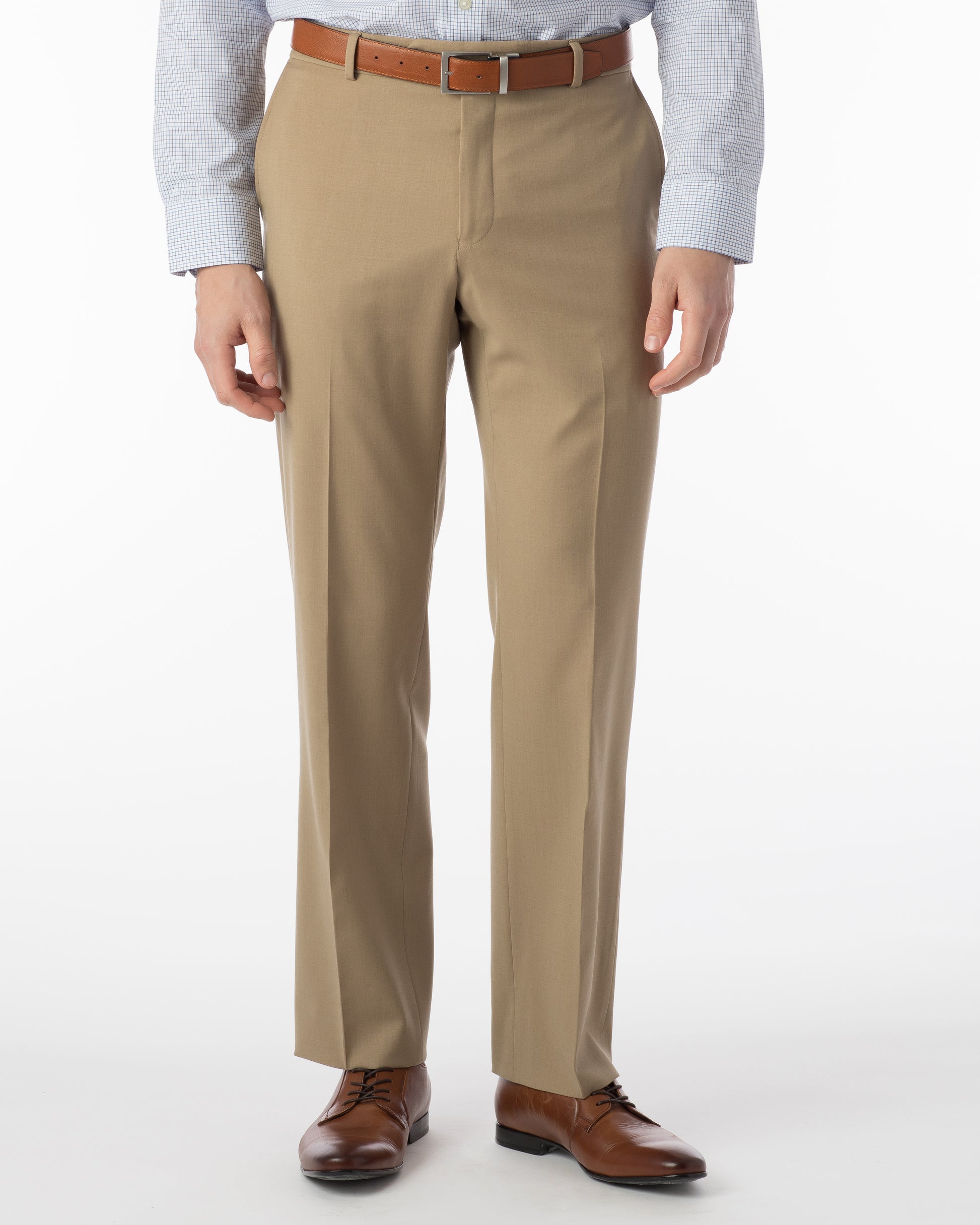 Ballin Comfort-EZE Dress Pants - Tan- Soho Modern Fit Ted's Clothiers Ballin Comfort-EZE Dress Pants - Tan- Soho Modern Fit Ted's Clothiers