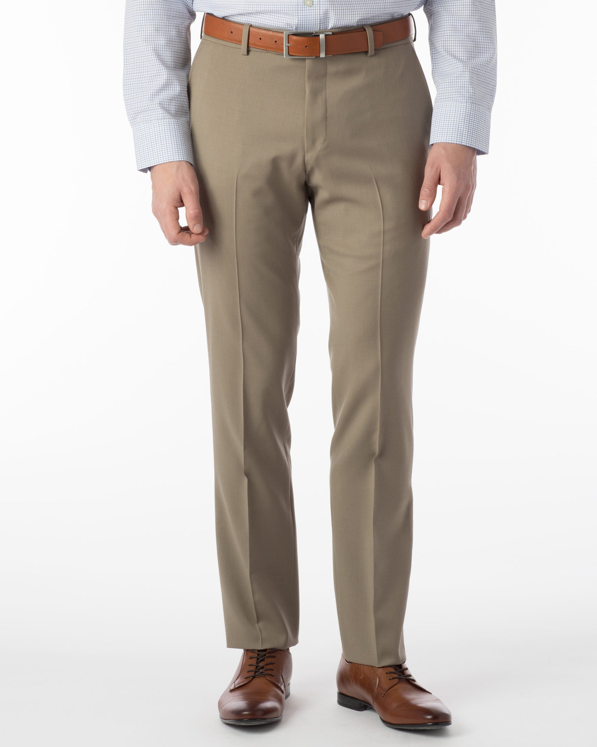 Ballin Comfort-EZE Dress Pants - British Tan- Soho Modern Fit Ted's Clothiers Ballin Comfort-EZE Dress Pants - British Tan- Soho Modern Fit Ted's Clothiers