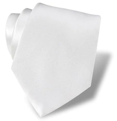 The Dion Solid Silk Tie by Dion, shown on a plain background, is perfect for formal occasions in Toronto—ideal for adding a touch of elegance to any outfit.