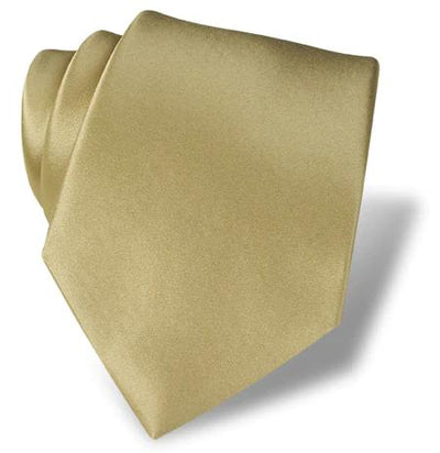 The DION Solid Silk Tie by Dion, with its smooth satin finish, rests on a white background—an elegant formal wear choice in Toronto.