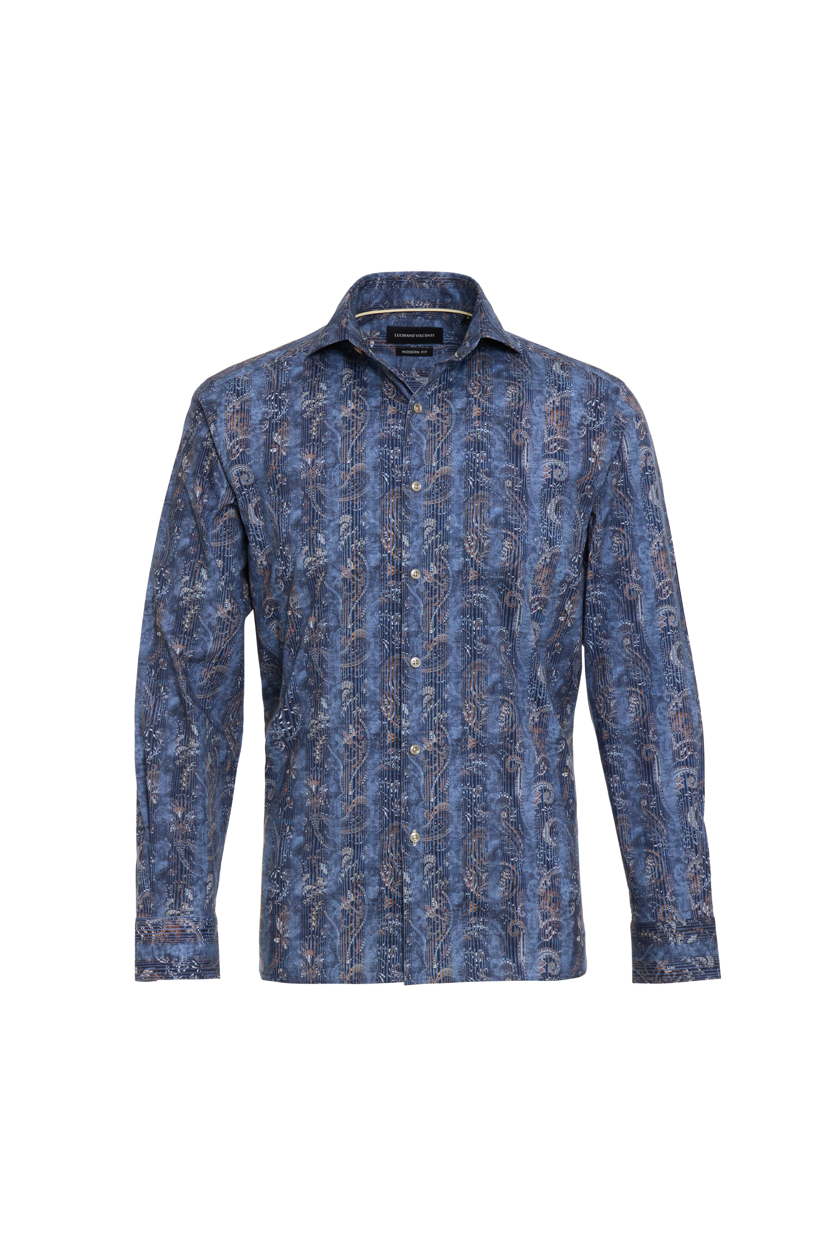 Visconti Paisley Print Sport Shirt Shirt BILELE54 Paisley / XL Visconti Paisley Print Sport Shirt Shirt BILELE54 Paisley / XL