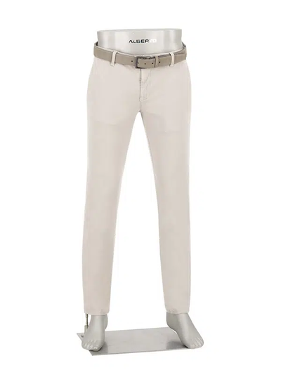Beige pants on a mannequin with a white background