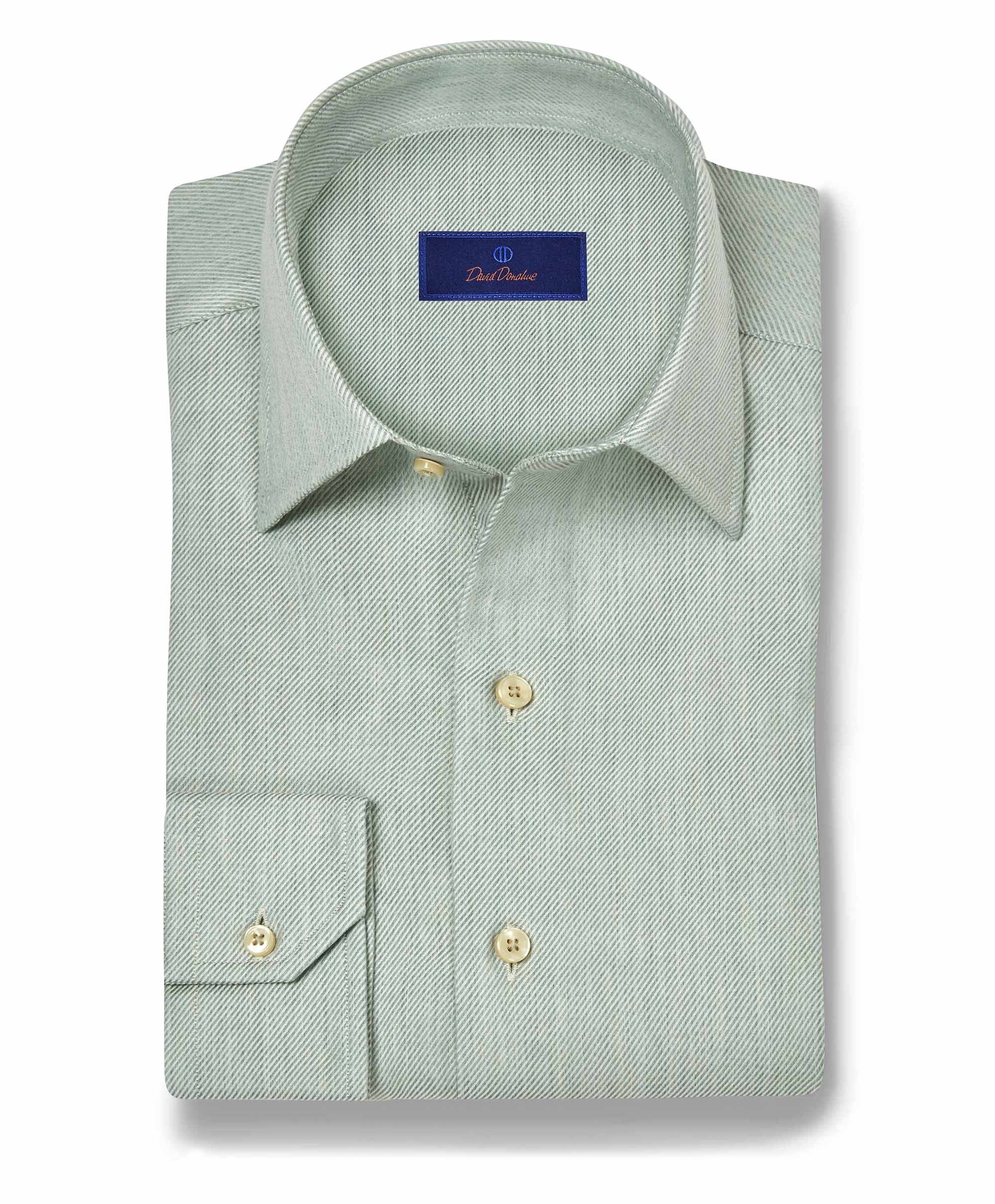 David Donahue Cashmere Blend Shirt CBSM11101