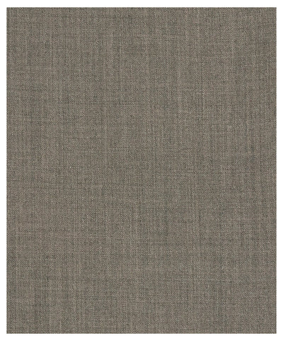 A close-up of the Ballin M5549 Soho Trousers Seasonal fabric by Ballin reveals its neutral taupe Super 120's wool gabardine and subtle weave, perfect for men's luxury trousers with Comfort-EZE construction.