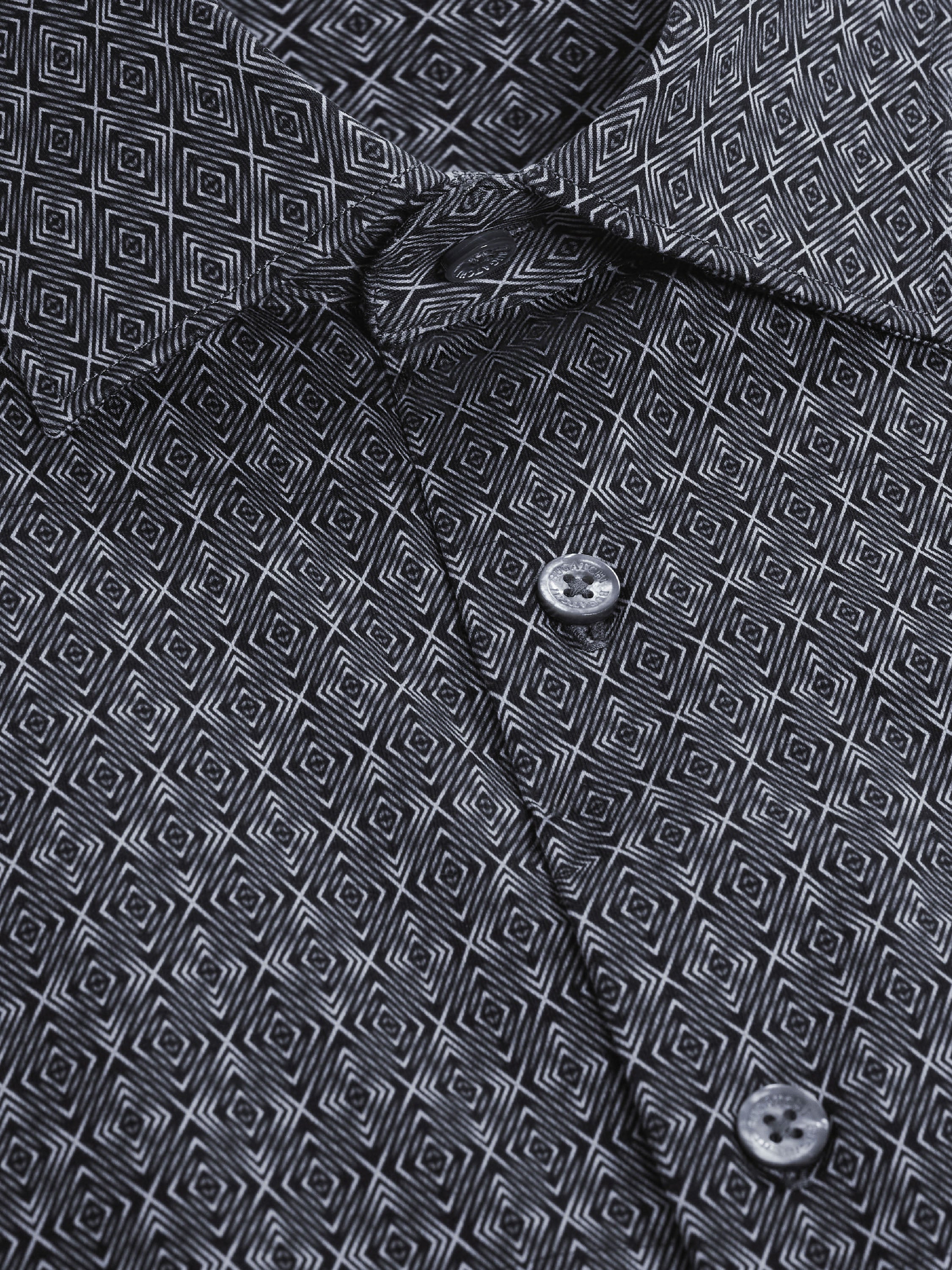 Bugatchi James Geometric Sport Shirt HF9027K60
