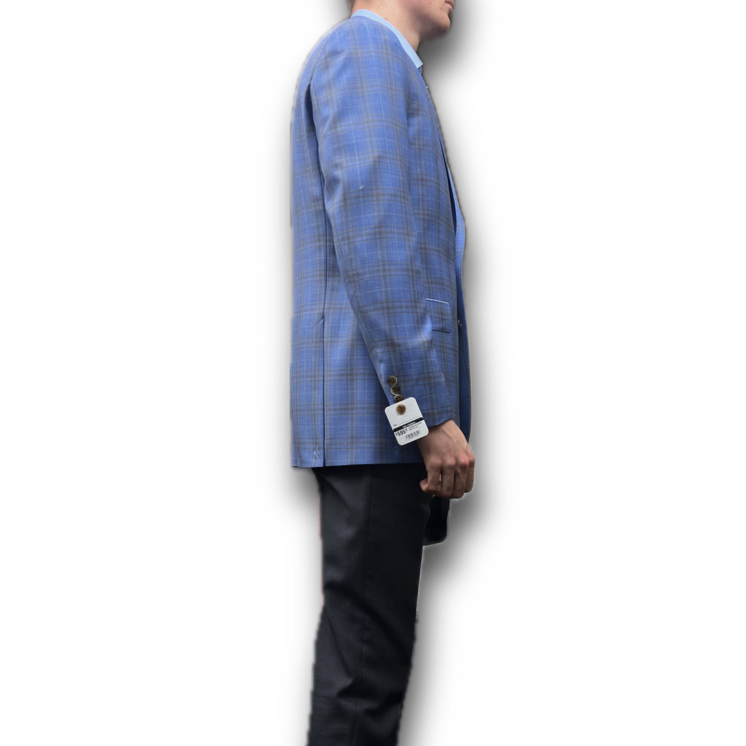 TailoRed Sport Coat Blue Plaid 8130396