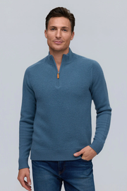 Raffi Cashmere Zip Mock HZR13098-Z