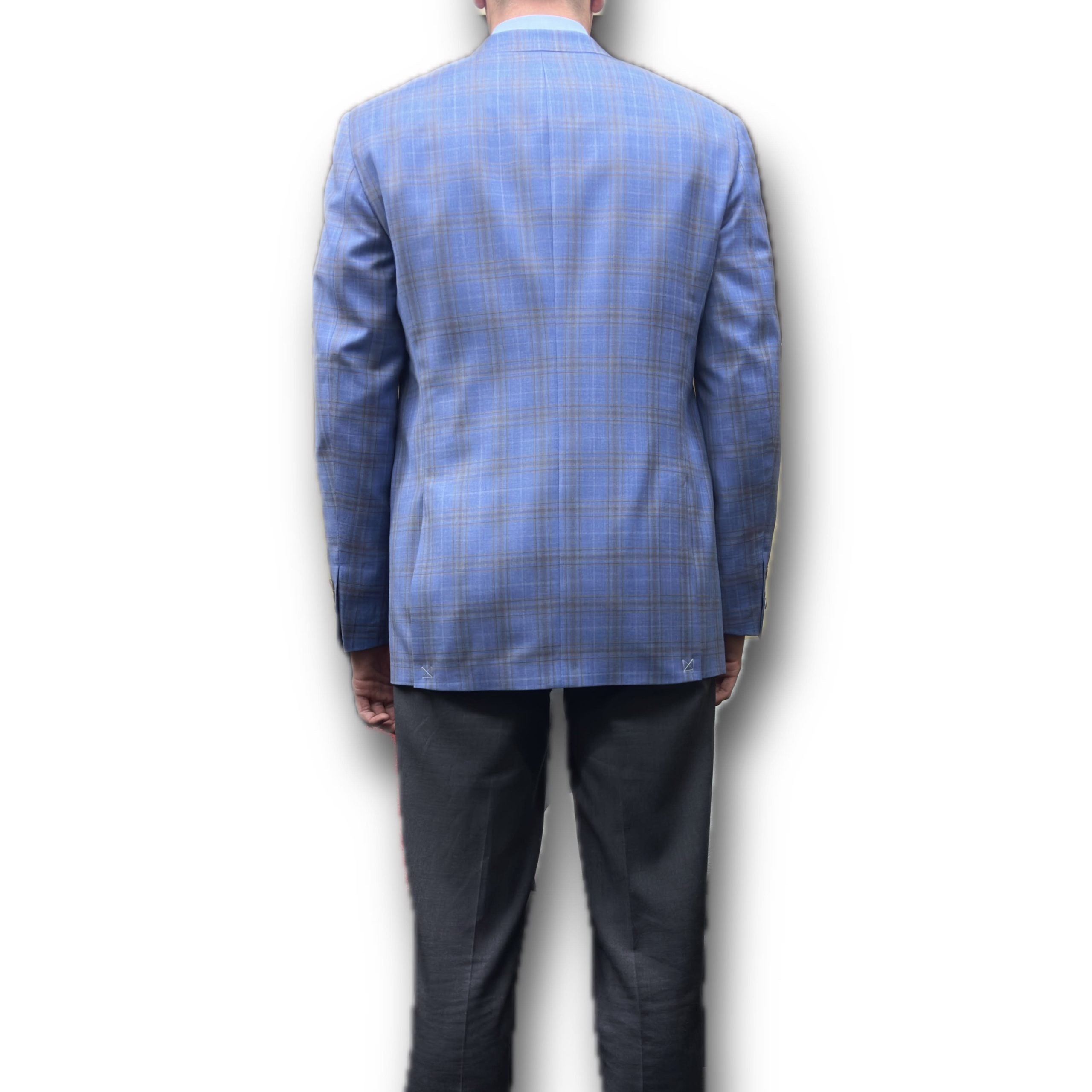 TailoRed Sport Coat Blue Plaid 8130396