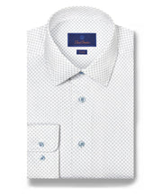 David Donahue Neat Print Dress Shirt TBSP12206124
