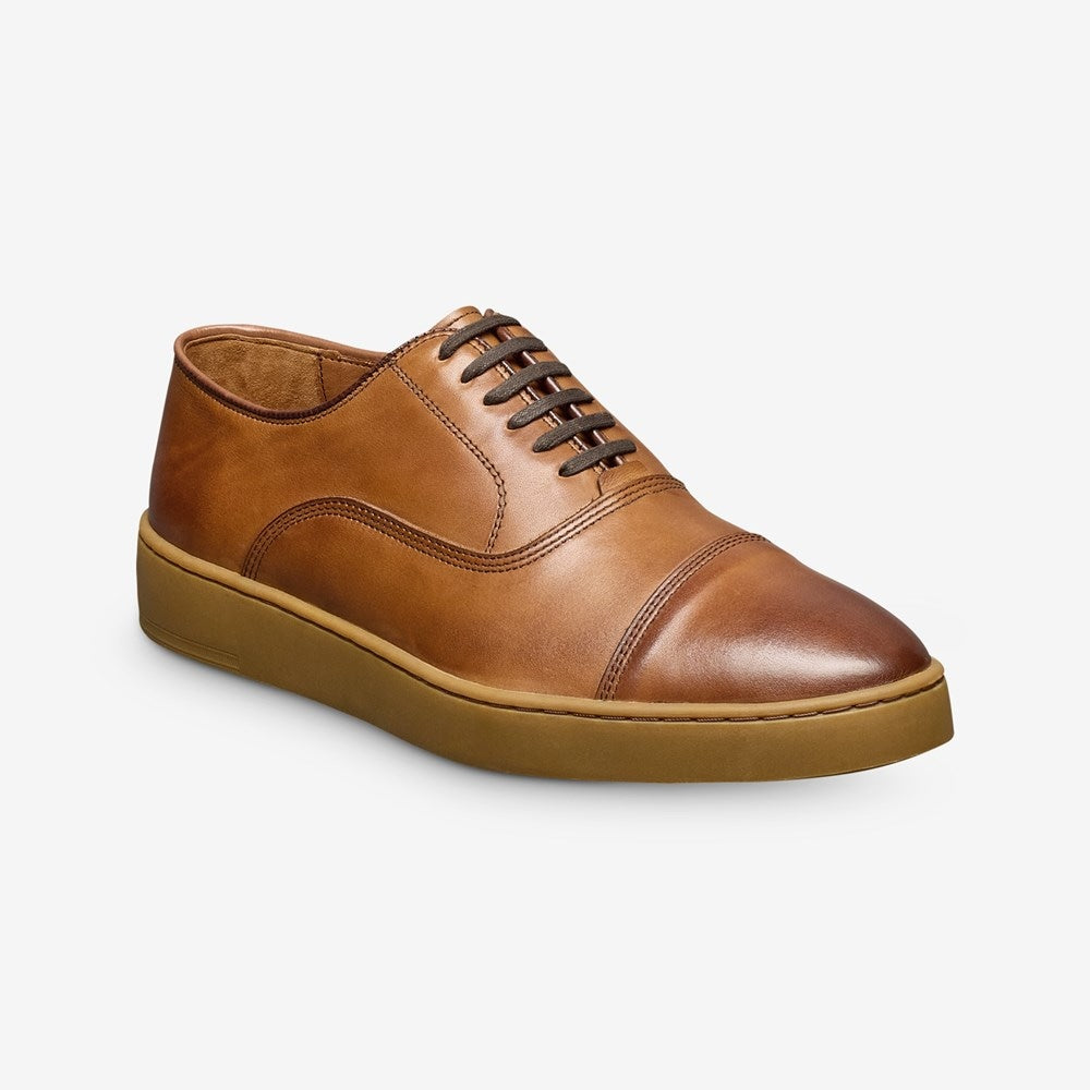 allen edmonds dress shoe Walnut Strand Cap-toe Sz 10D Oxford Brown lining and sole By Allen Edmonds Allen Edmonds Reserve Morrison Chili