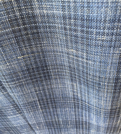 Close-up of the blue and white crisscross woven fabric from the TailoRed Gianni Sport Coat 8130534, showcasing its refined texture—perfect for a premium men's blazer by TailoRed.