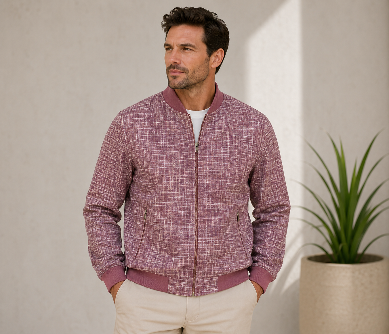 enzo marlow jacket berry