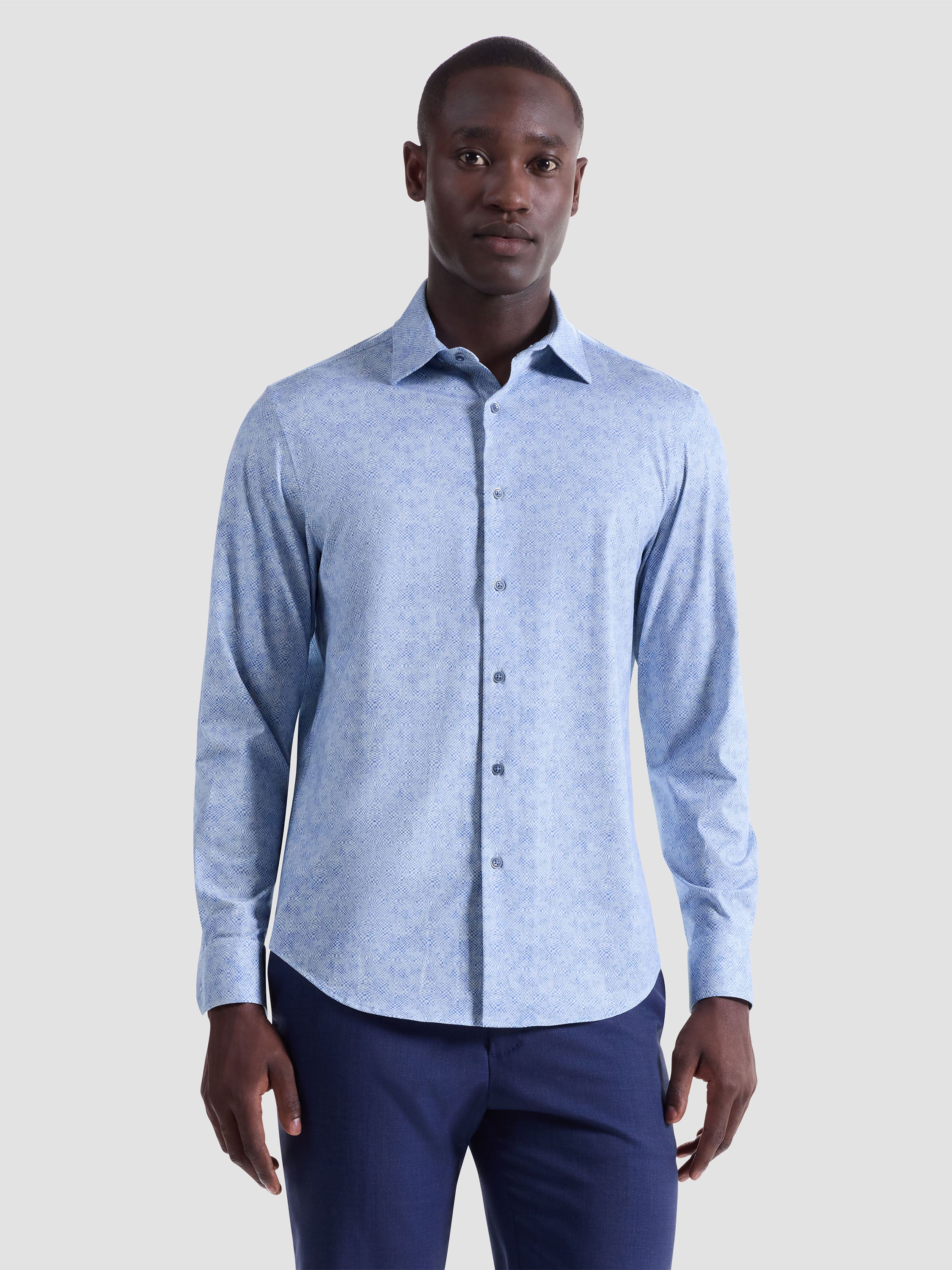 Bugatchi James Optical Illusion Sport Shirt HF9095K60