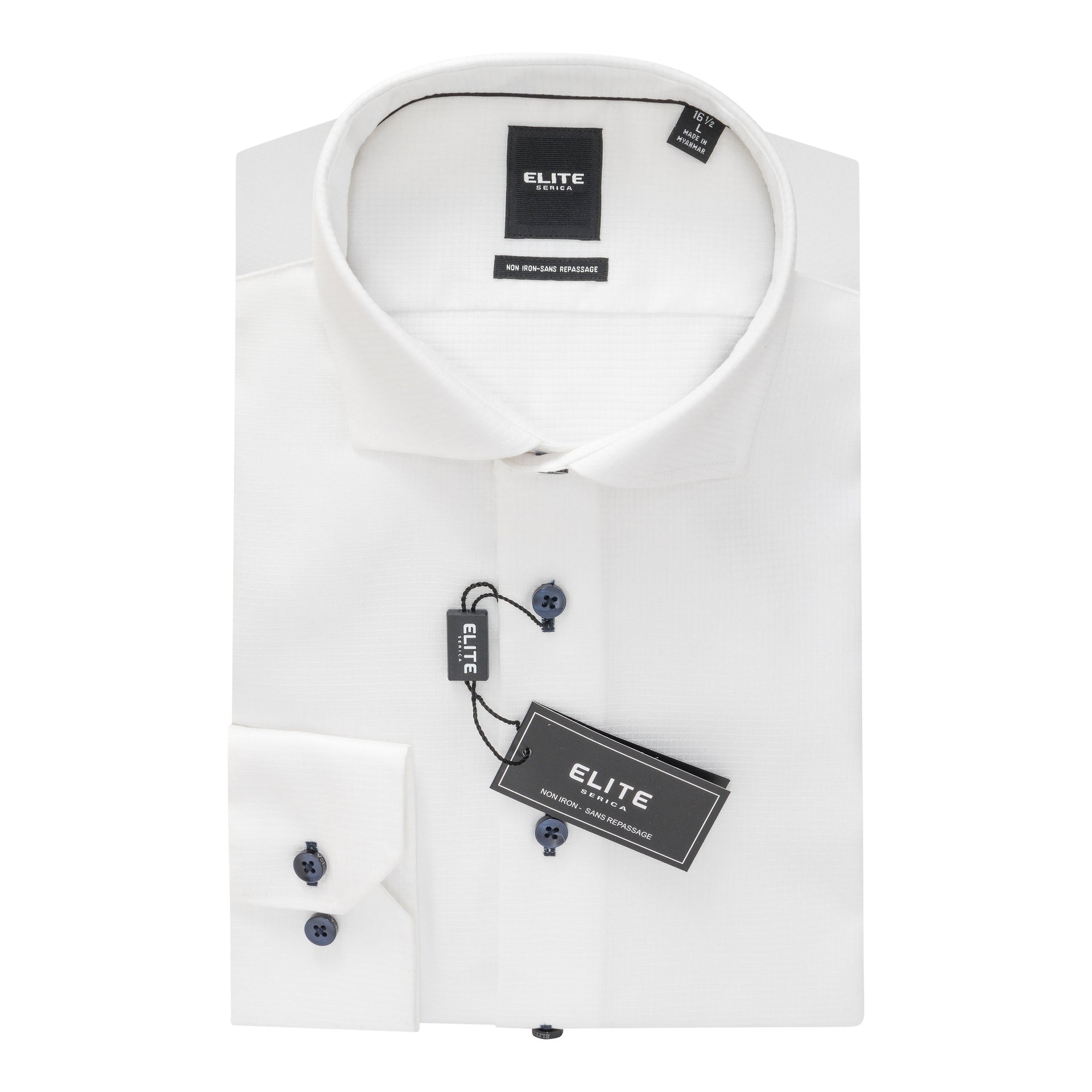 Elite White Dress Shirt E-2562002 – Ted's Clothiers