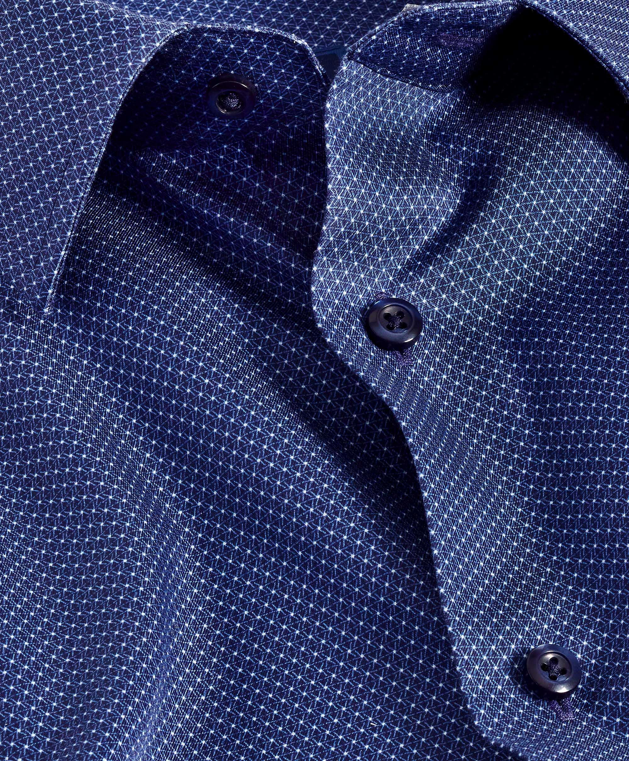 David Donahue Textured Dot Shirt TBSP11006