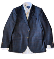 Jack Victor Plaid Sports Coat Big & Tall 1252209