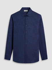 Bugatchi James Marbled Sport Shirt HF9288K60