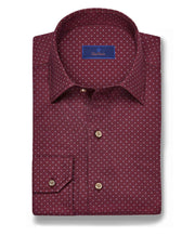 David Donahue Micro Dot Sport Shirt CBSM11016