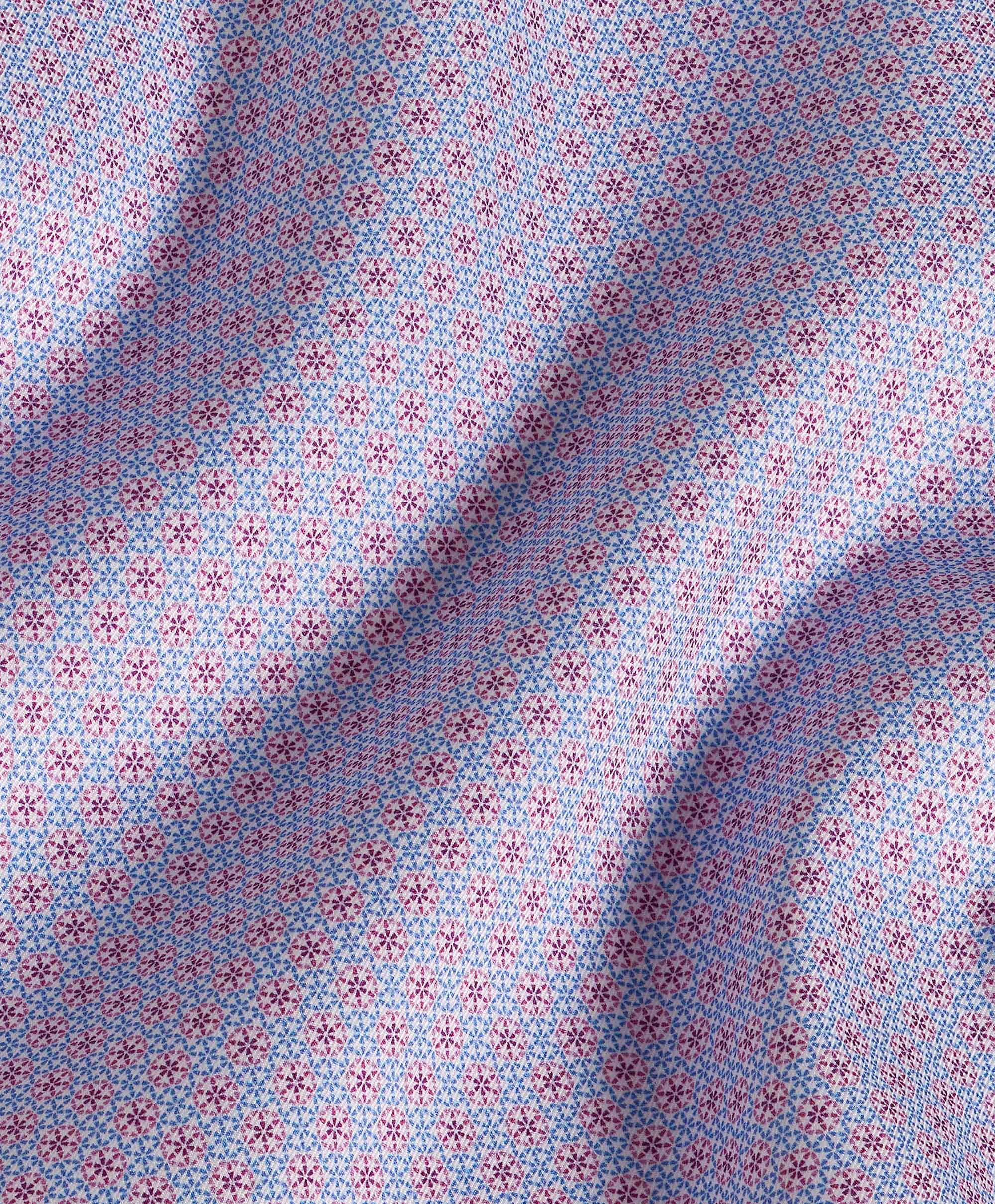 David Donahue Micro Geometric Sport Shirt CBSM10017