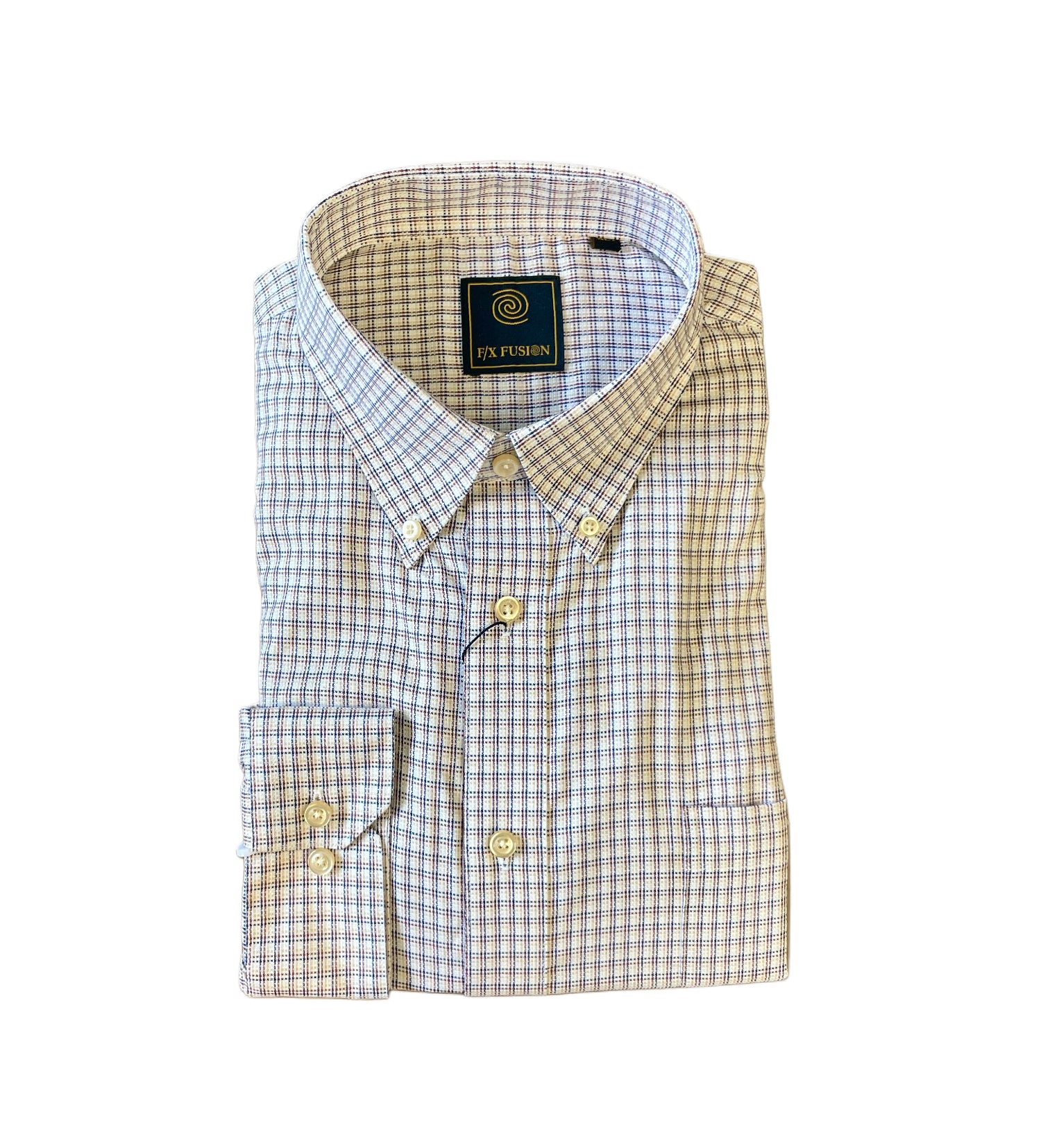 F/X Fusion Big & Tall Men's L/S Check Shirt FW 10050