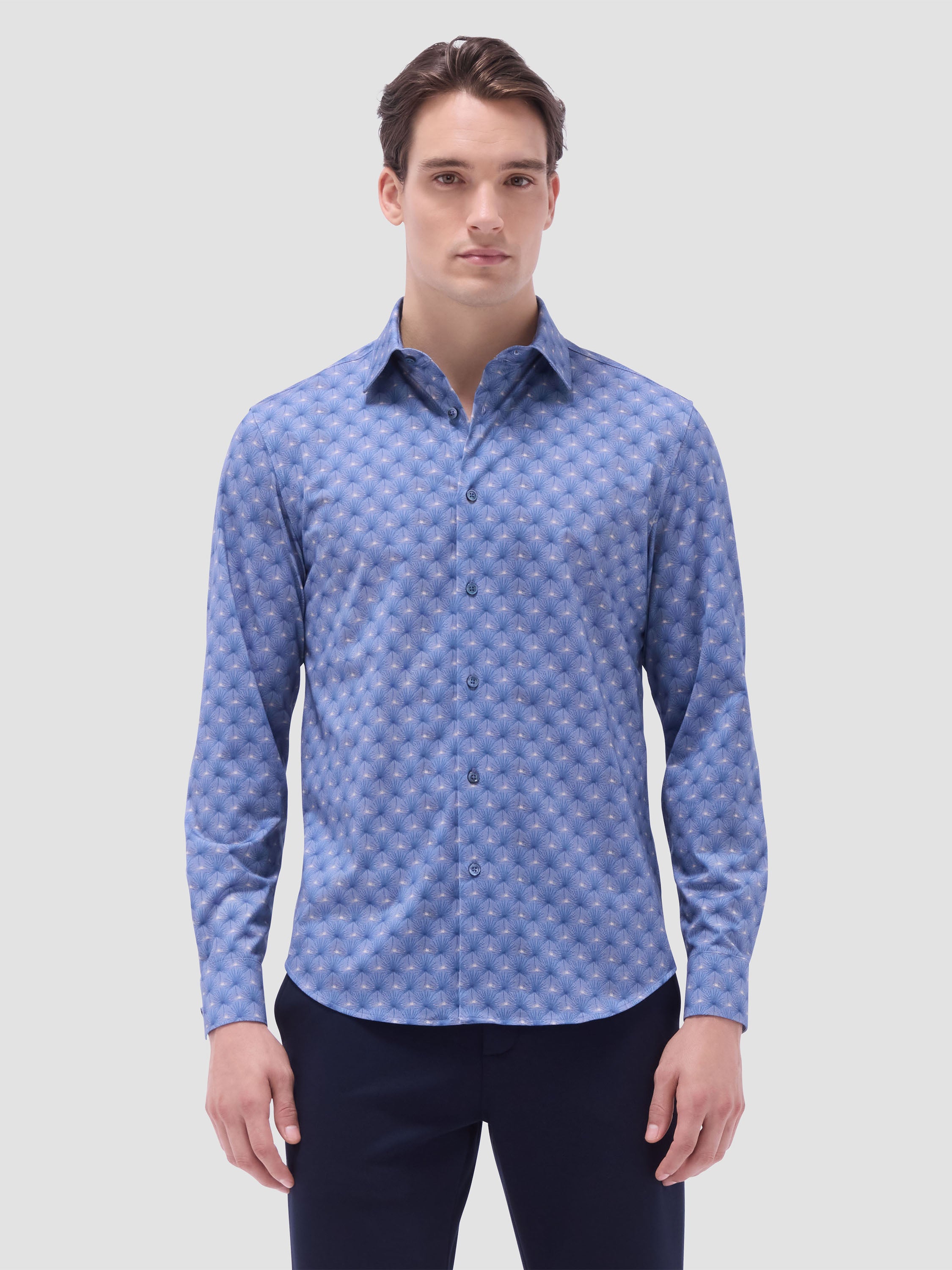 Bugatchi LS James GF9087K60 Cobalt