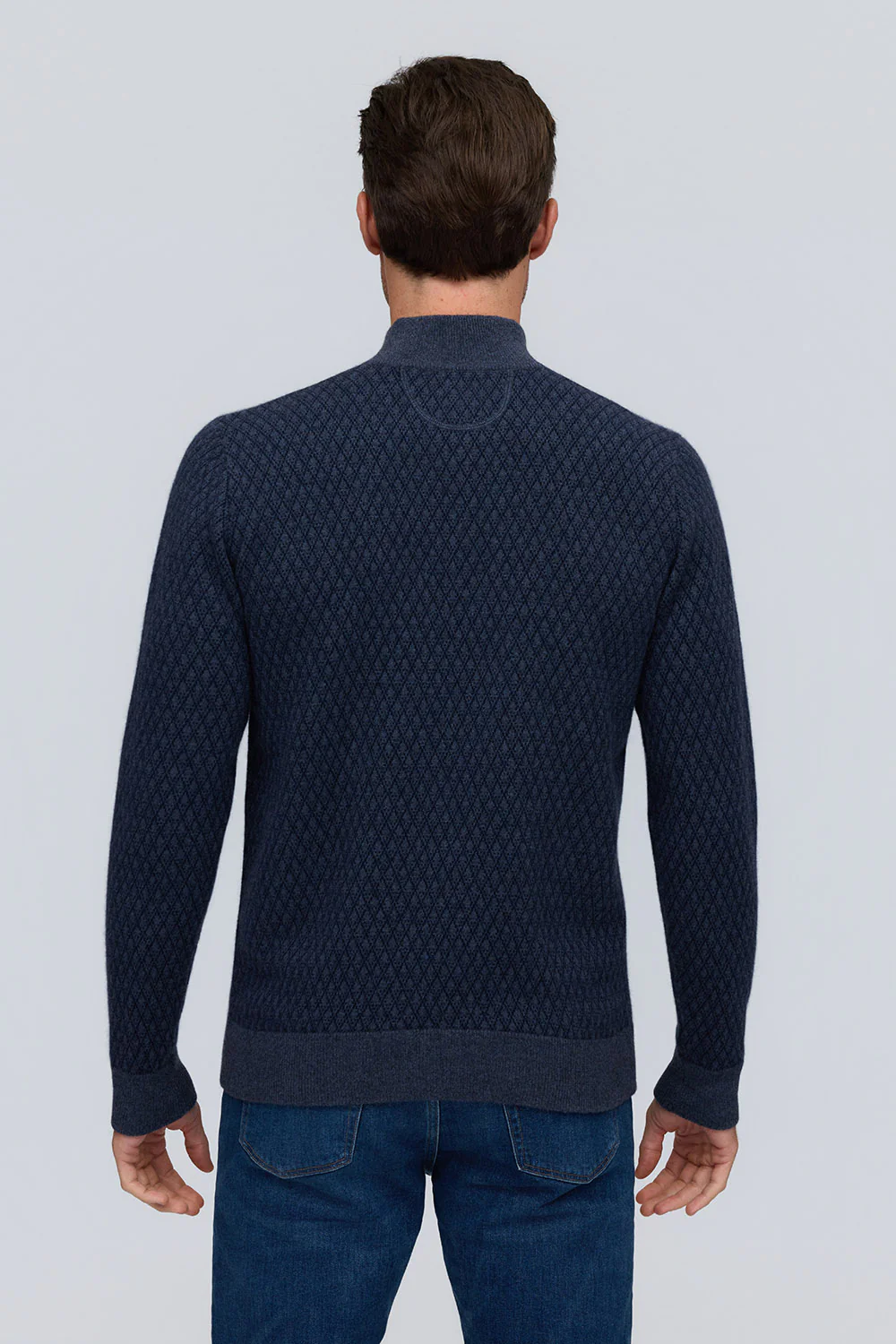 Raffi Cashmere Jacqard Mock HZR13118-Z