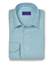David Donahue Herringbone Sport Shirt CBSM10100